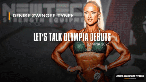 Read more about the article Let’s Talk Olympia Debuts | Denise Zwinger-Tynek | Mr. Olympia 2025